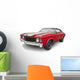 Red 1970 Muscle Car Wall Decal
