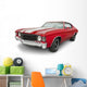 Red 1970 Muscle Car Wall Decal