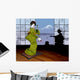 Japanese girl-musician Wall Mural