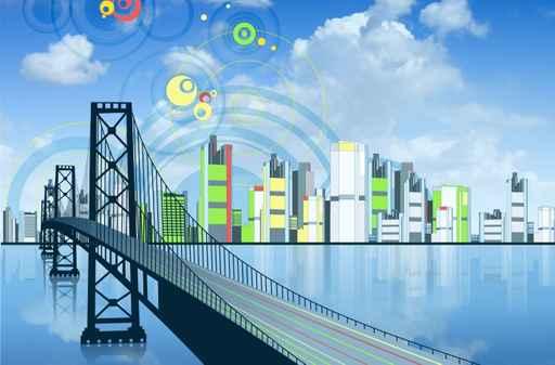 Bright City Wall Decal