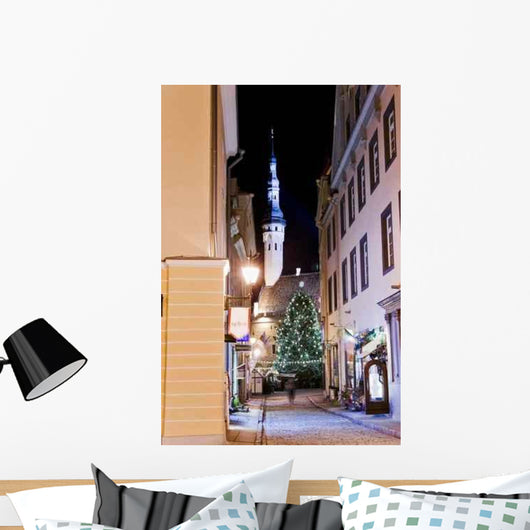 Town Hall and Decorated Wall Decal