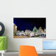 Town Square with Christmas Wall Decal