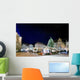 Town Square with Christmas Wall Decal