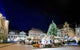 Town Square with Christmas Wall Decal