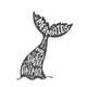 Mermaid Quote Spirit Animal Wall Decal