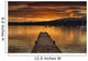 Dock On Lake Windermere At Sunset Wall Mural