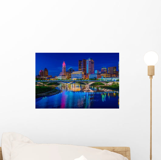 Columbus Ohio Reflected Scioto Wall Decal