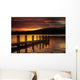 Sunset Over Dock At Lake Windermere Wall Mural