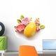 Easter Egg and Flowers Wall Decal