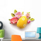 Easter Egg and Flowers Wall Decal