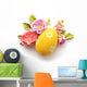 Easter Egg and Flowers Wall Decal