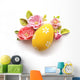 Easter Egg and Flowers Wall Decal