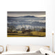 Fog Over The Landscape Wall Mural