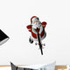 Bmx Santa Wall Decal
