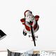 Bmx Santa Wall Decal