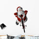 Bmx Santa Wall Decal