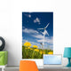 Windmill Dandelion Field Wall Decal