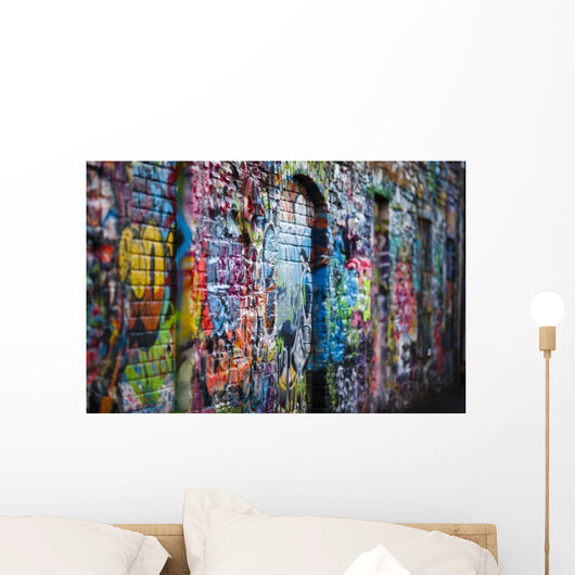 Colorful Graffiti Wall