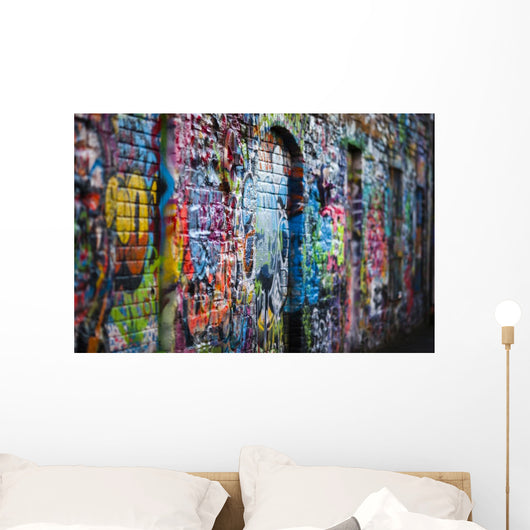 Colorful Graffiti Wall