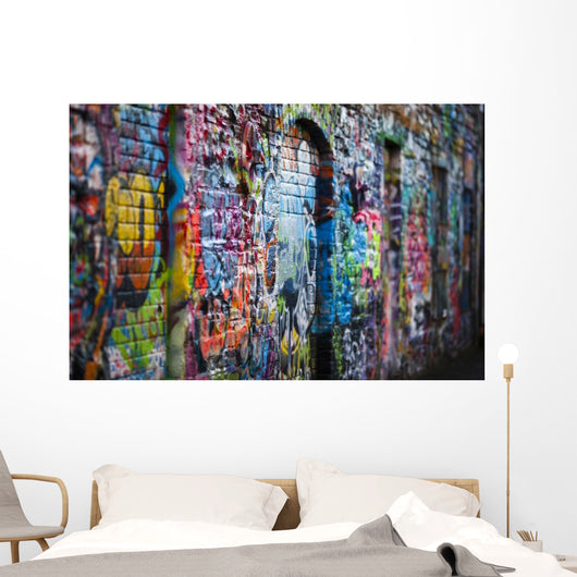 Colorful Graffiti Wall