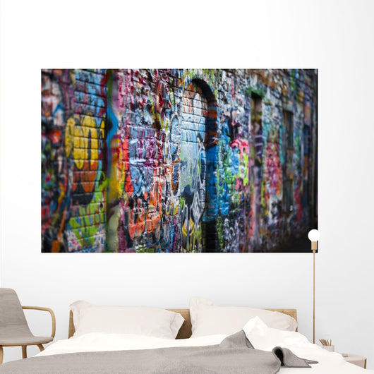 Colorful Graffiti Wall