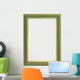 Green and Gold Frame Wall Decal