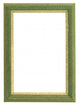 Green and Gold Frame Wall Decal