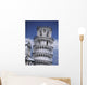 People On Top Of Leaning Tower Of Pisa Wall Mural