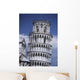 People On Top Of Leaning Tower Of Pisa Wall Mural