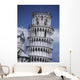 People On Top Of Leaning Tower Of Pisa Wall Mural