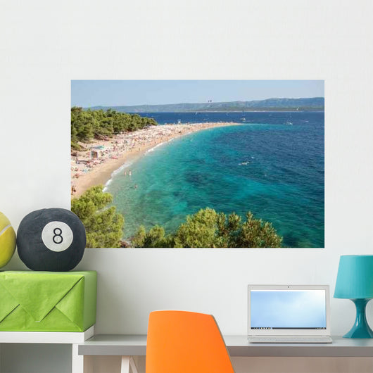 Golden Cape Brac Croatia Wall Decal