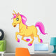 Running Unicorn Wall Decal