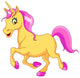 Running Unicorn Wall Decal