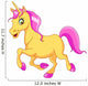 Running Unicorn Wall Decal