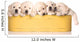Basket of Pooped Puppies Wall Decal