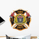 Fire Department Cross Wall Decal
