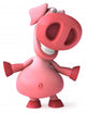Pink Pig Wall Decal