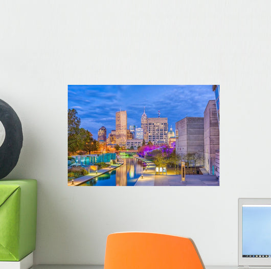 Indianapolis Indiana USA over Wall Decal