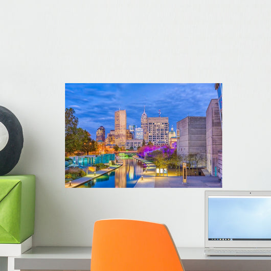 Indianapolis Indiana USA over Wall Decal