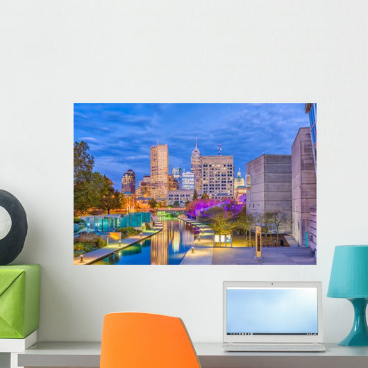 Indianapolis Indiana USA over Wall Decal