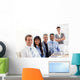 Business Group Showing Ethnic