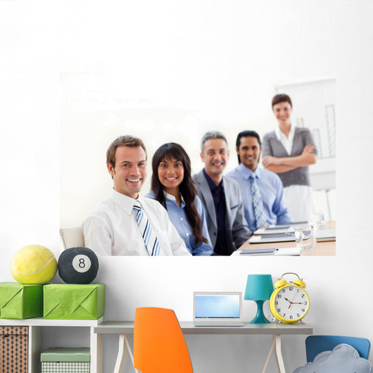 Business Group Showing Ethnic