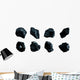 Dark Matter Rock Asteroids Wall Decal Sticker Set