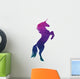 Purple Sunset Watercolor Unicorn Wall Decal