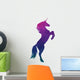 Purple Sunset Watercolor Unicorn Wall Decal