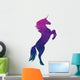 Purple Sunset Watercolor Unicorn Wall Decal