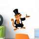 Pointing monkey Wall Decal