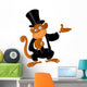 Pointing monkey Wall Decal