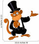 Pointing monkey Wall Decal