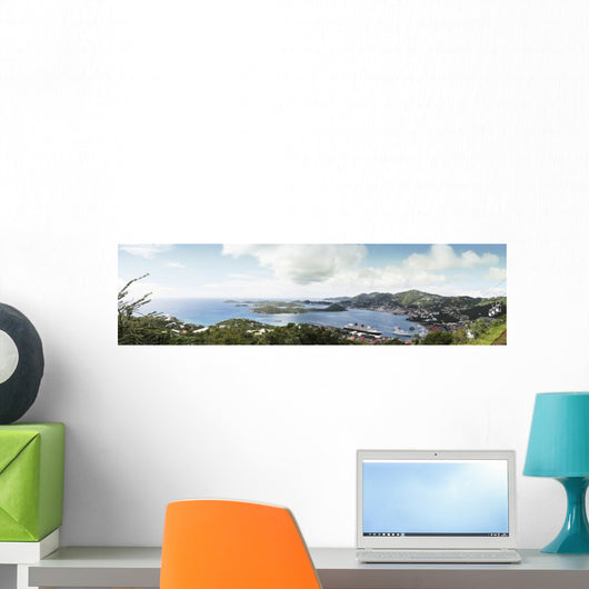 St Thomas Aerial Wall Mural